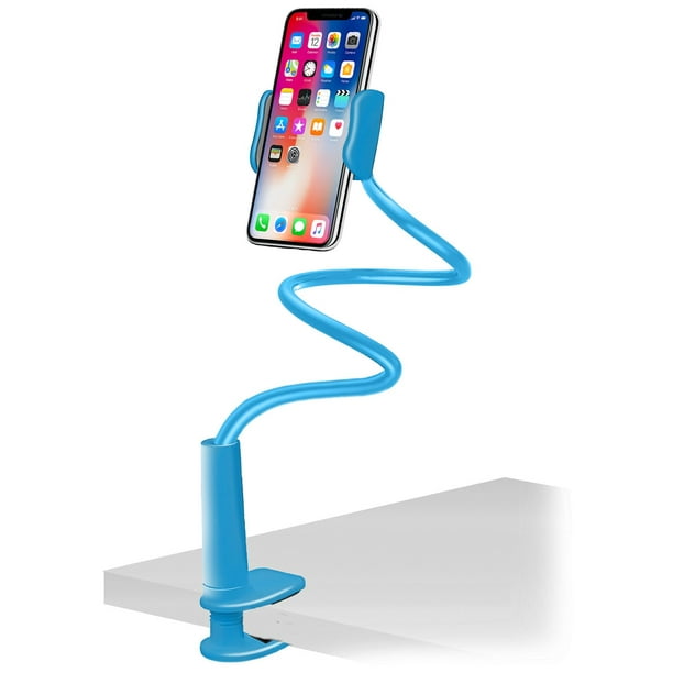 2Pack Phone Holder Universal Multi-Function Flexible Grip Holder Phone Car Holder Mount Stand for Smartphone Blue 2Pack Phone Holder Universal Multi-Function Flexible Grip Holder Phone Car Holder Mount Stand for Smartphone Blue